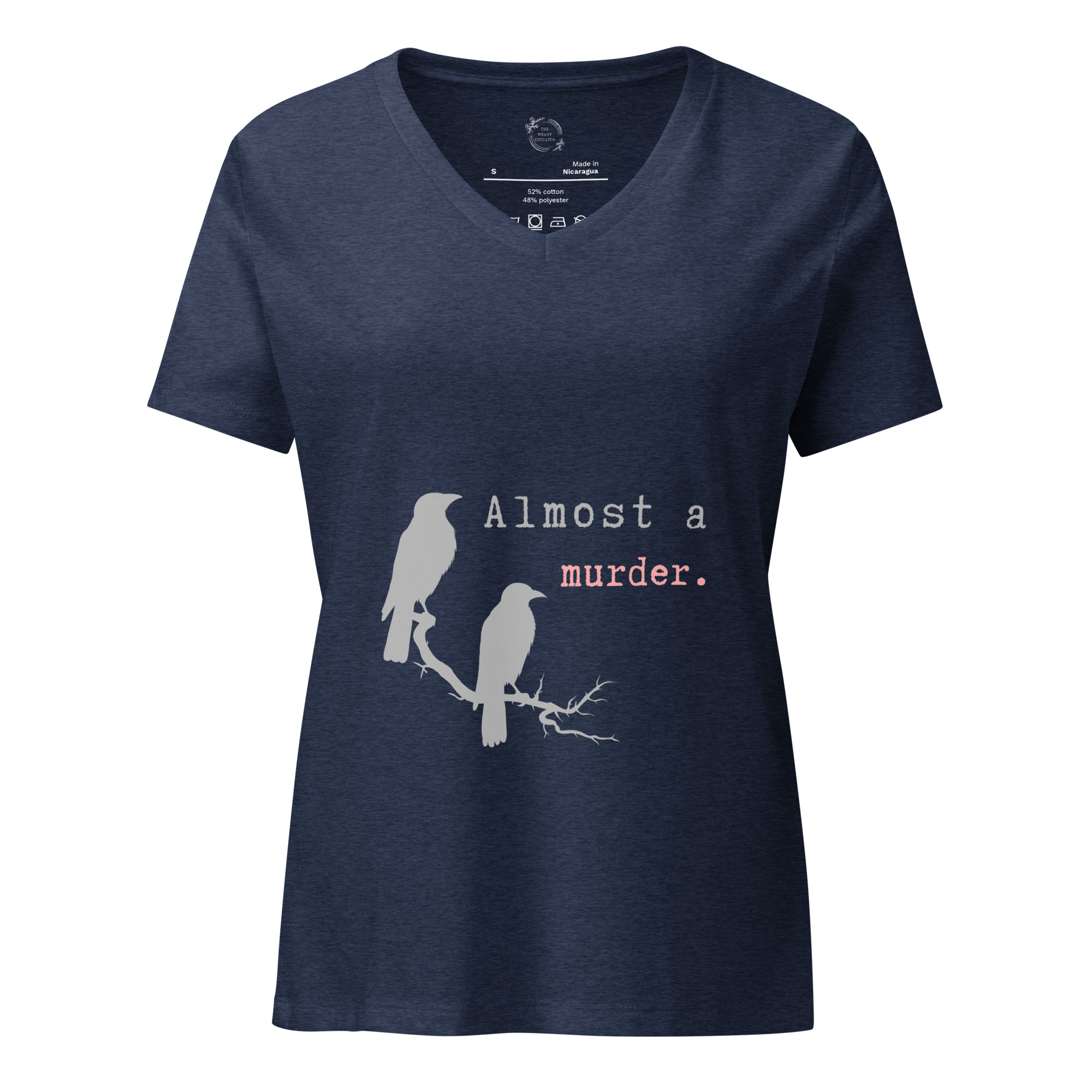 Almost a murder! – Women’s relaxed v-neck t-shirt