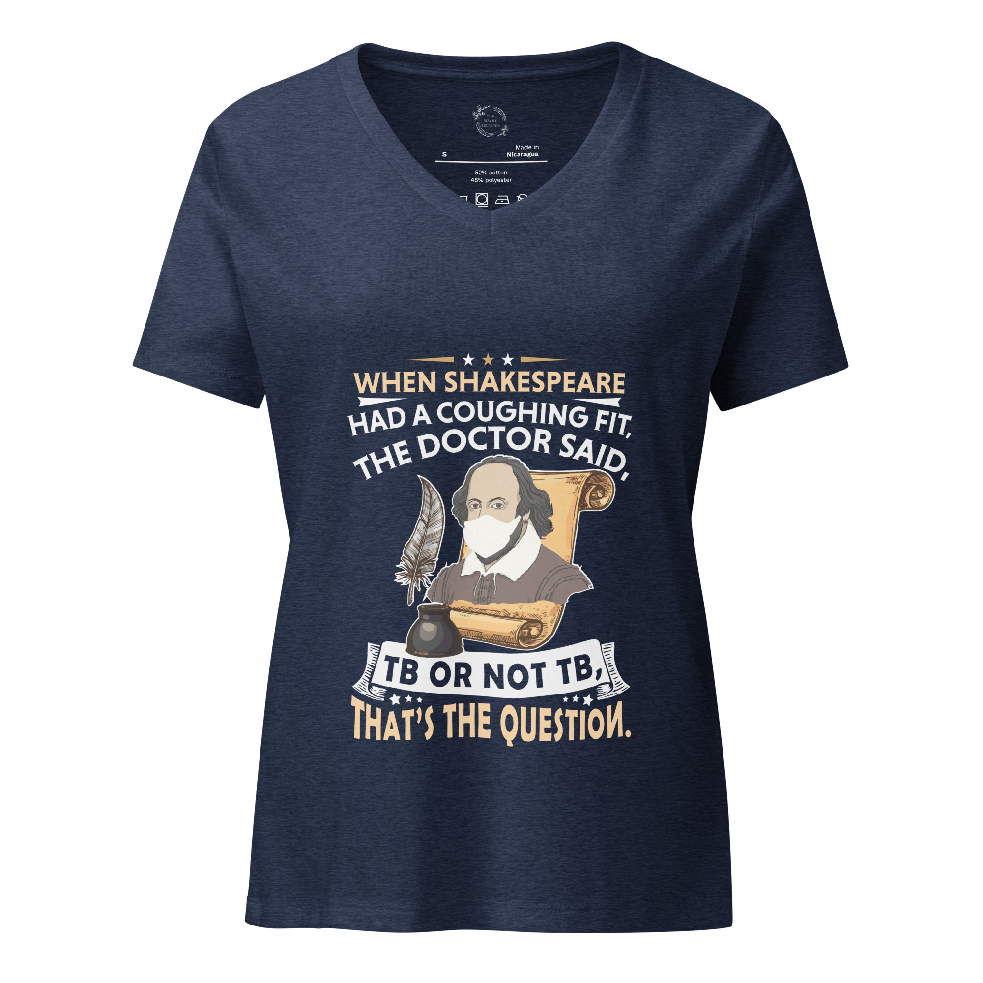 TB or not TB, that is the question! – Women’s relaxed v-neck