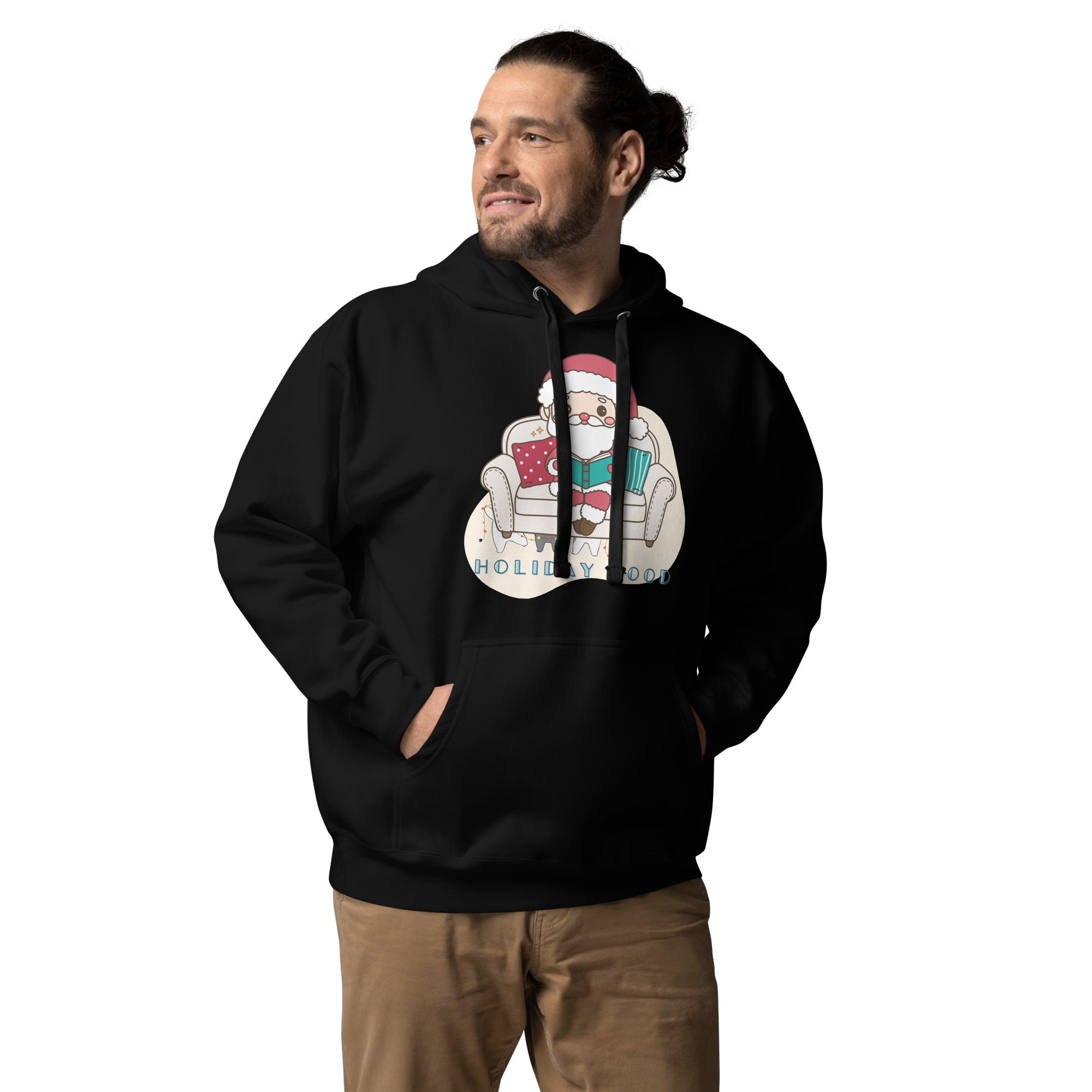 Unisex Hoodie: Holiday Mood – Santa